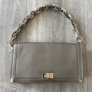 Grey and Gold Clutch